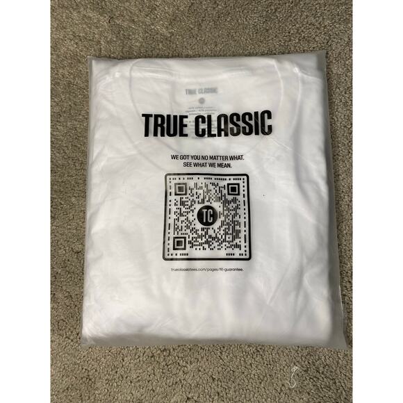 New True Classic Men's Crewneck T-Shirt, White Size 2XL - Picture 2 of 3